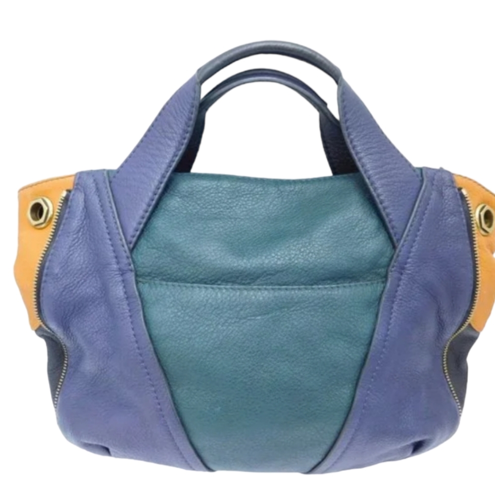 Oryany Pebbled Soft Leather Color Block Crossbody… - image 7